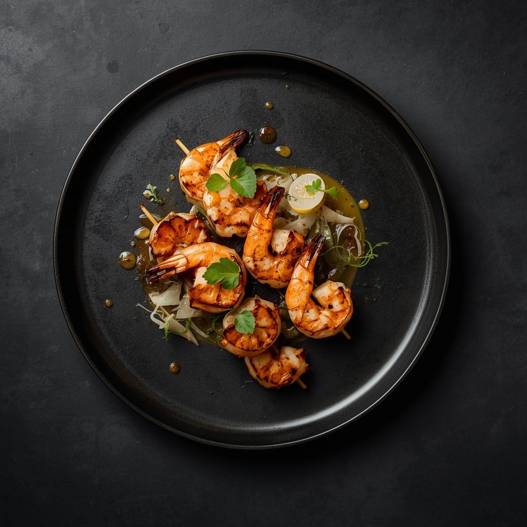 Шпажки з креветками