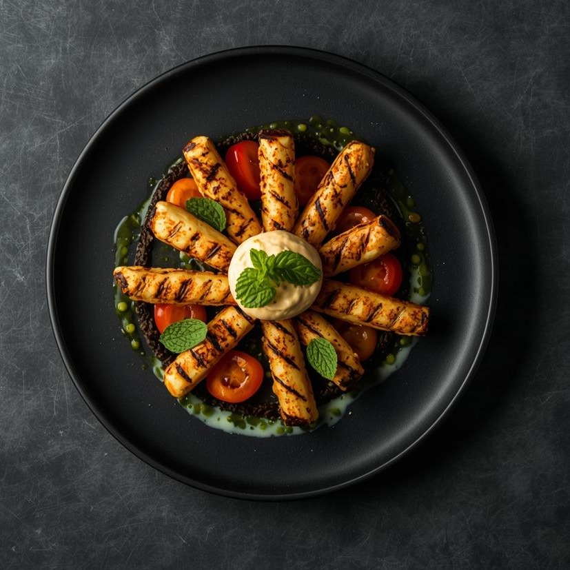 Сирні палички халумі